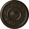 Ekena Millwork Tyrone Ceiling Medallion (Fits Canopies up to 6 3/4"), 16 1/8"OD x 3/4"P, Stone Hearth Crackle CM16TYSHC - alternate 1